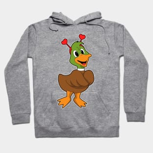 Duck with Heart Headband Hoodie